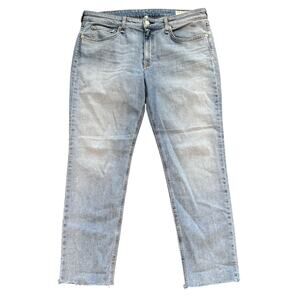 Rag & Bone Dre Jeans Womens SZ 31 Low Rise Slim‎ Boyfriend Light Wash Distressed